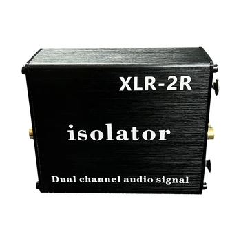1 парче XLR-2R 6.5 XLR аудио шумов изолатор за елиминиране на общ токов звуков антиинтерферентен изолатор