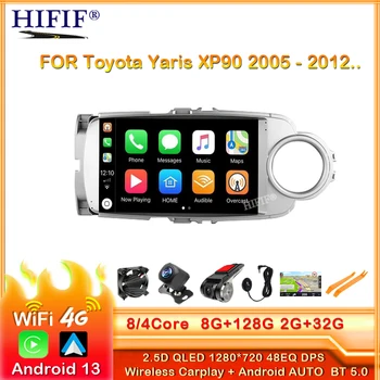 Android 13 кола за Toyota Yaris 2012 2013 20014 2015 2016 2017 GPS навигация DSP Carplay 4G WIFI BT 2 Din радио плейър No DVD