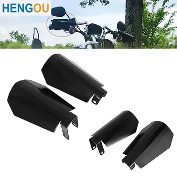 Black Shade Hand Guard Steel Motorcycle Handguards For Sportster 883 Electra Street Road glide Road king Dyna Baggers