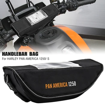 Водоустойчива чанта за кормило за HARLEY PAN AMERICA 1250 S PA 1250S PA1250 2020 2021 Аксесоари за мотоциклети Съхранение Чанта за инструменти за пътуване