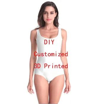 Дропшипинг ВИП линк върховете DIY момиче Дамски цял бански Premium 3D отпечатан Uniqe Beach Summer Swimmwear