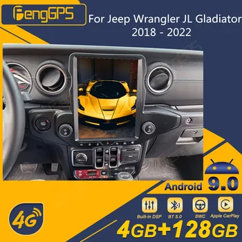 За джип Wrangler Jl Гладиатор 2018 2019 2020 2021 Android кола радио екран 2din стерео приемник авторадио мултимедия DVD
