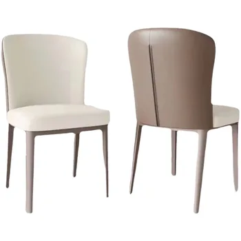 1 Модерен прост стол за хранене у дома светлина луксозен стол облегалка стол Nordic стол за хранене отдих стол хотел стол кафе стол