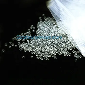  1000pcs / чанта DIA1mm-5mm високо прецизни стъклени перли, мини стъкло пръски доказателство топка за отглеждане на експеримента