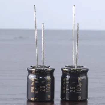 10pcs Elna кондензатори RBD 100uf 25V 100mfd аудио серия Bi полярни кондензатори