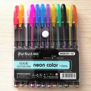 12 цвята Маркери за ученици Училищни пособия Flash писалка живопис маркер писалка офис канцеларски материали