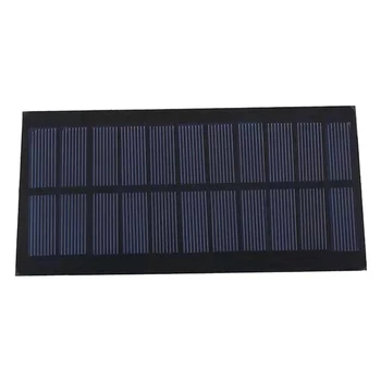 1pc 5V слънчев панел 1W 5V DIY малък слънчев силициев панел за клетъчно зарядно за телефон Начало светлина играчка слънчева клетъчна дъска 1W