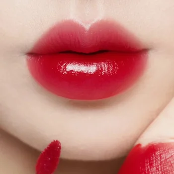 2 в 1 Овлажняващ гланц за устни Кристал Секси червено петно за устни Матово глазура за устни Грим Plumping Течно червило Blusher Lips Козметика