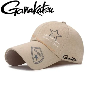 2024 Нова лятна шапка за слънце за риболов на Gamakatsu Външна езда Алпинизъм Дълга шапка за слънце Спортен прът Дишаща шапка за топки