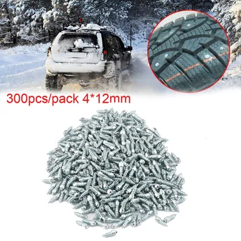 300pcs Зимни 12mm джанти Сняг винт гуми шипове против хлъзгане вериги шипове за кола камион SUV мотоциклет NEW