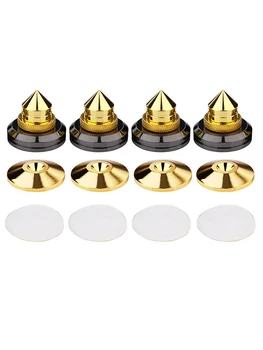 4PCS/Комплект високоговорители Stand Foot Golden Spikes Speaker Pad Gold Spikes Pure Gold Loudspeaker Box Nails C