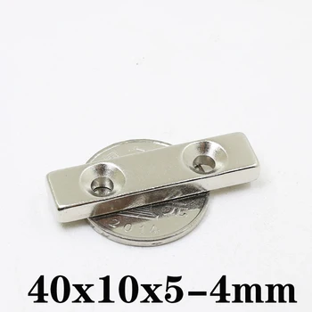 5/10/30pcs силен квадрат DIY мощни малки магнити 40x10x5-4mm NdFeB магнити 40x10x5-4mm