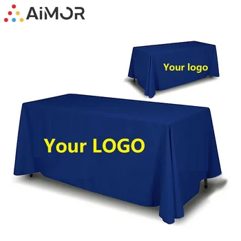 AIMOR Персонализирано лого Покривка за маса Фабрика по поръчка Изложбена покривка за конферентна маса Реклама Хотел Сватбено събитие кърпа