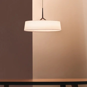 AiPaiTe Модерно алуминиево тяло на лампата с подова лампа от плат, до 1.4M, за хол, декорация на спалнята.