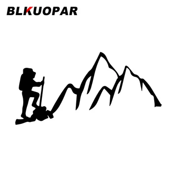 BLKUOPAR Алпинист Спортна графична колекция Стикери за кола Аниме слънцезащитен крем Decal Творческа личност Багажник броня Протектор за врата на кола