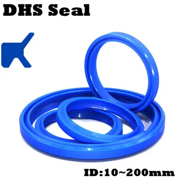  DHS тип вал дупка общ уплътнителен пръстен уплътнение полиуретан хидравличен цилиндър масло уплътнителен пръстен ID10mm-200mm дебелина 4.5-7mm
