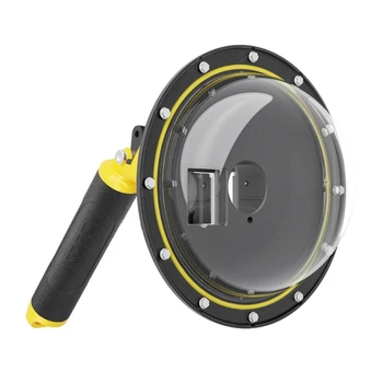 Dome Port Diving Lens Cover Водоустойчив корпус Подводен 30m за действие 3/4 Dropship