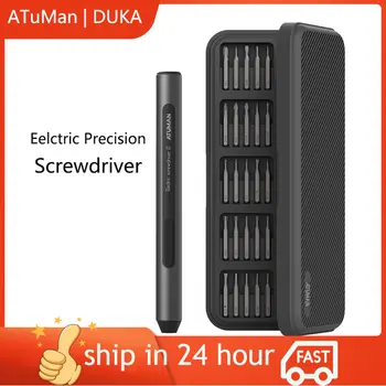 DUKA ATuMan Електрически прецизен комплект отвертки 25 в 1 Инструменти за ремонт на захранване Акумулаторни магнитни стоманени битове Portable