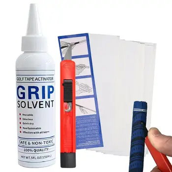 Golf Club Grip Kit Golf Grip Tape Strips Golf Grip Replacement Kit Golf Grip Tape And Solvent Kit Golf Grip Installation Kit For