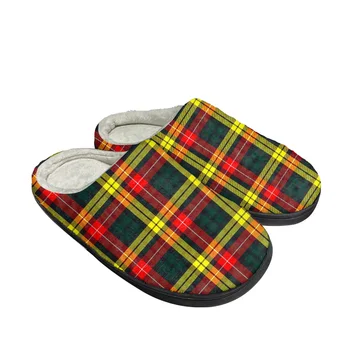 Hot Hunting Tartan Custom Slippers Mens Womens Latest Sandals Bedroom Plush Indoor Keep Warm Shoes Thermal Indoor Flat Slipper