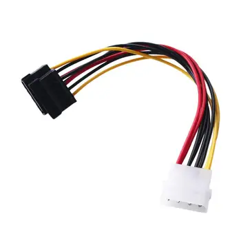 Lead конектор проводник 1 до 2 PSU удължителен кабел твърд драйвер