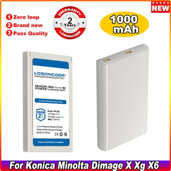 LOSONCOER 1000mAh NP-200 NP200 батерия за Konica Dimage X6 Minolta X XG Xi XT Xt Biz камери