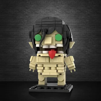 MOC игра Титани Brickheadzs строителни блокове Скаут полк атаки фигури войник DIY модел тухли комплекти за деца играчки подарък