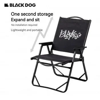 Naturehike BLACKDOG къмпинг стол преносим сгъваем стол 600D Оксфорд туристически лек риболовен стол плаж релаксиращ стол