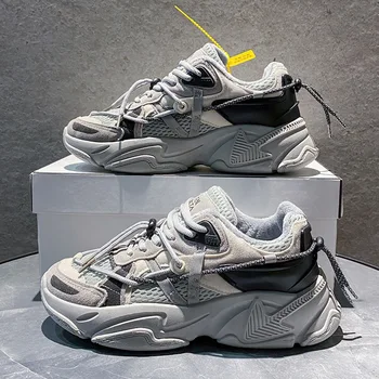 Netizen татко обувки женски 2023 пролет ново корейско издание ежедневни обувки спортни малки бели обувки Instagram двойка обувки