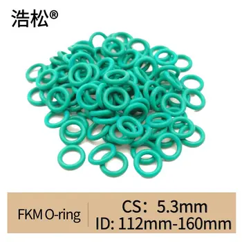 O пръстени Флуорен каучук FKM O пръстен CS 5.3mm ID 112/115/118/122/125/128/132/136/140/145/150/155/160 мм