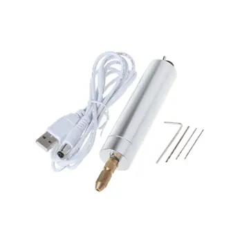 RipengPI електрическа бормашина, USB мини микро електрическа ръчна бормашина PCB Board пробиване DIY пластмасова бормашина за дърво
