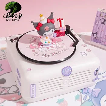 Sanrio Jukebox аниме фигура Hello Kitty мелодия действие фигурка Pochacco кукла играчки ретро Bluetooth CD играч момиче рожден ден