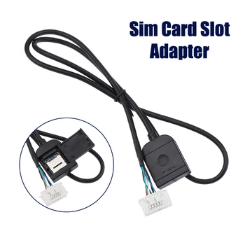 Sim карта слот адаптер за Android радио мултимедия Gps 4G 20pin кабел конектор кола аксесоари проводници Replancement част