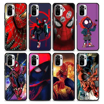 Spider-Man Miles Morales Marvel Hero силиконов калъф за Xiaomi Redmi Note 10 Pro 8 9 11 Pro Plus 7 8T 9T 10S 11S Soft Funda Cover
