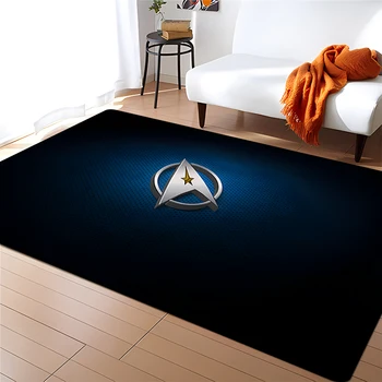 StarTrek персонализиран килим Нехлъзгащ се килим Игра Пълзене Подови килими за дома аниме стая декор Пикник йога мат хол врата мат