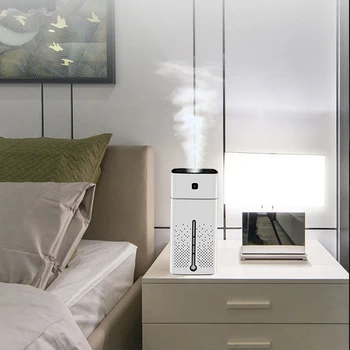 Water Cube Air Humidifier New Creative Home Bedroom Large Capacity USB Aroma Diffuser Mini Atomizer Office Cube Fogger Sprayer