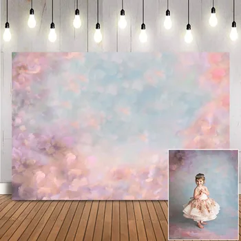 Абстрактна фотография фон ретро цвете фото фон подпори новородено дете рожден ден декорация банер photocall студио