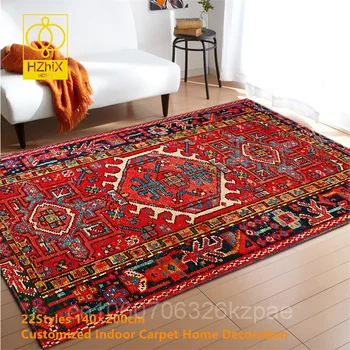 Абстрактно цвете изкуство площ килими висок дом персийски стил килими за хол диван стол спалня против хлъзгане етаж кухненски постелки