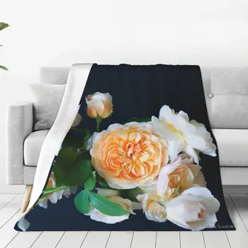 Английски рози одеяло покривка на леглото Kawaii легло одеяло крал размер