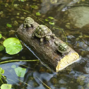 Вода плаваща костенурка орнамент животни фигурка градина статуя за
