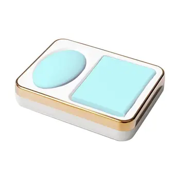 Държач за сапун 2-решетка сапунерка с дренаж Creative гъба пътуване сапун случай семейство голям двуслоен сапун кутия бар сапун