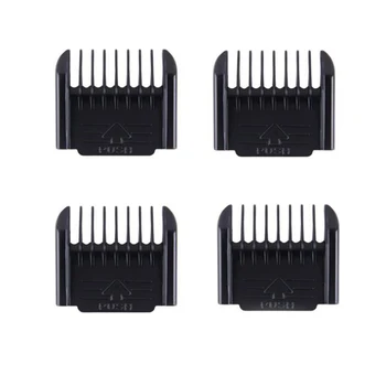 Електрически аксесоари за подстригване,4Pcs Cut Clipper Limit Comb Guide Attachment Size Barber Замяна (3mm, 6mm, 9mm, 12mm)