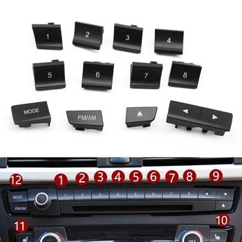 За BMW M3 M4 F20 F21 F22 F30 F32 F35 F34 F36 F45 F46 Автомобилно предно табло Радио CD плейър Цифров бутон Бутони за превключване Капак Trim