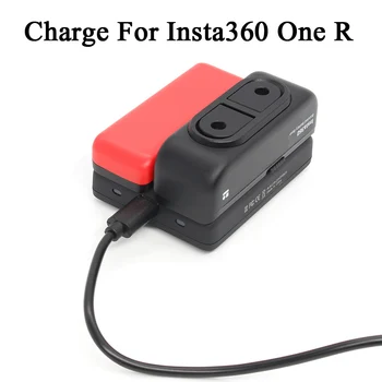 За Insta360 ONE R Подсилена батерия База / Батерия / Хъб за бързо зареждане Insta 360 One R Аксесоари за зарядно устройство за камера
