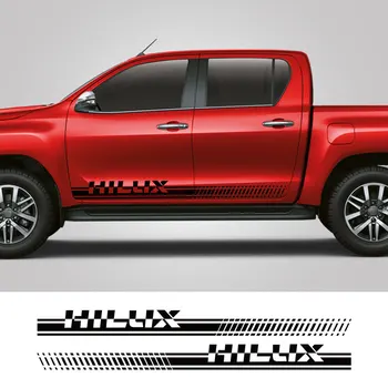 За Toyota Hilux Vigo Revo Пикап врата странични ивици стикер камион графика винил декор покрива кола ваденки Авто тунинг аксесоари