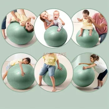 Йога топка, детска сензорна тренировъчна топка, ранно образование, тактилен масаж, удебелена взривозащитена балансова топка