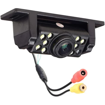 Камера за кола Задна задна камера със 170° широкоъгълни 9 LED светлини Супер ясно нощно виждане за всички превозни средства