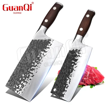 Ковани неръждаема стомана готвач месар нож открит лов кухня месо риболов Sashimi обезкостяване нож нож с дървена дръжка