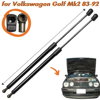  Количество(2) Подпори на капака за Volkswagen Golf Mk2 Хечбек 1983-1992 Преден капак Газови пружини от въглеродни влакна Поддръжка на повдигане Амортисьор