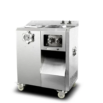 Машина за рязане на месо от неръждаема стомана Вертикална електрическа машина за нарязване на месо Търговска машина за месомелачка 2200W